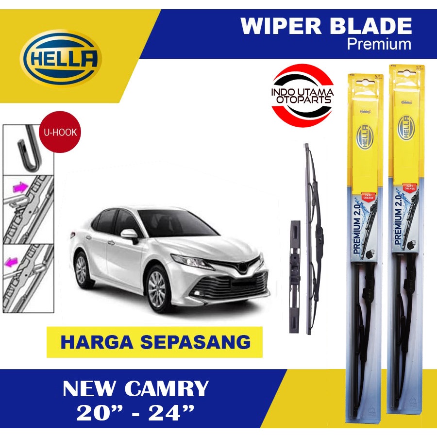 Wiper Blade Mobil New Camry HELLA Premium 2.0 (20-24)