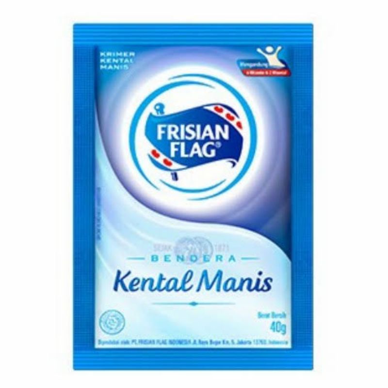 

Susu Frisian Flag Kental Manis Putih Coklat 40g