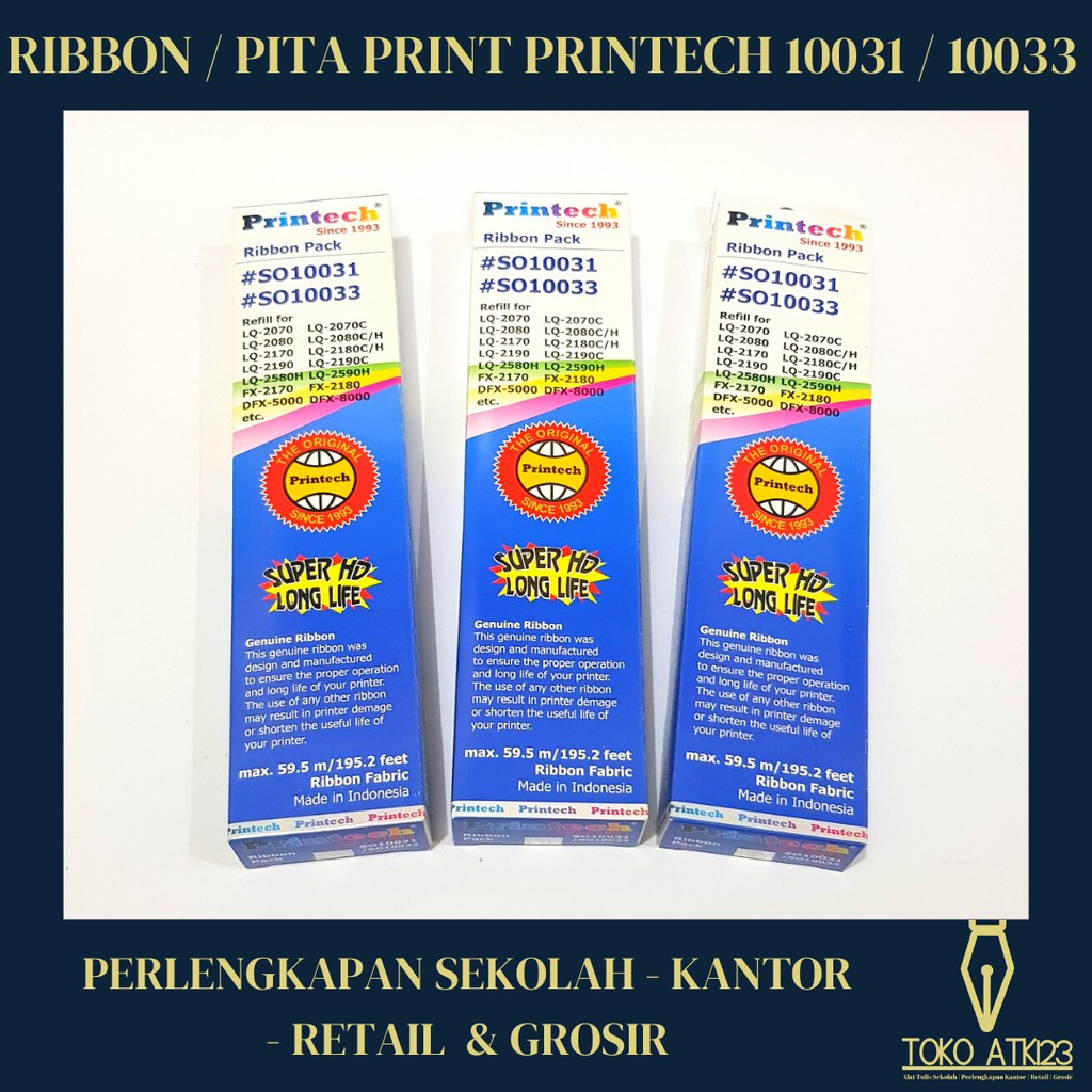 Ribbon Pack / Pita Printer Merk Printech LQ-2170 SO10031 ASLI!!