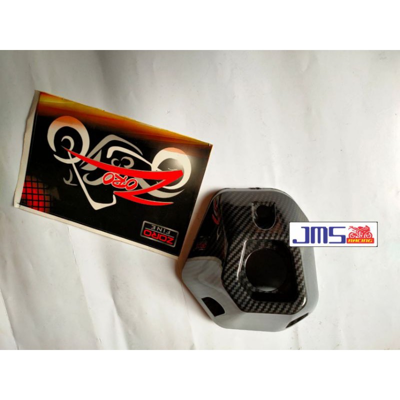 cover tutup corong knalpot carbon honda adv 150 zoro