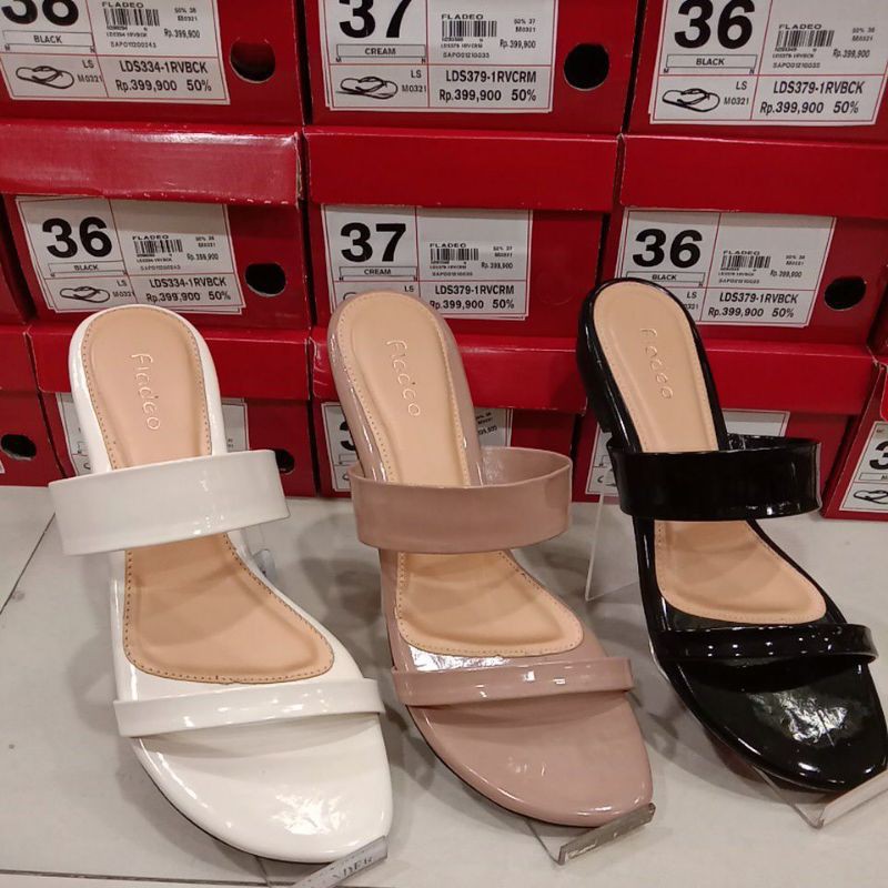 Selop wanita Fladeo heels 3 cm