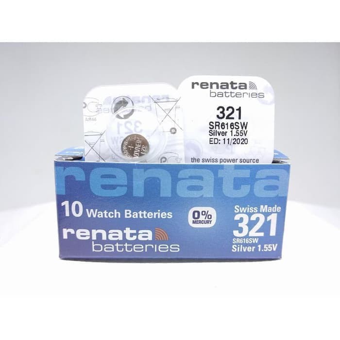 Baterai RENATA 321 SR616SW Original Battery Batre Batrai Jam Tangan