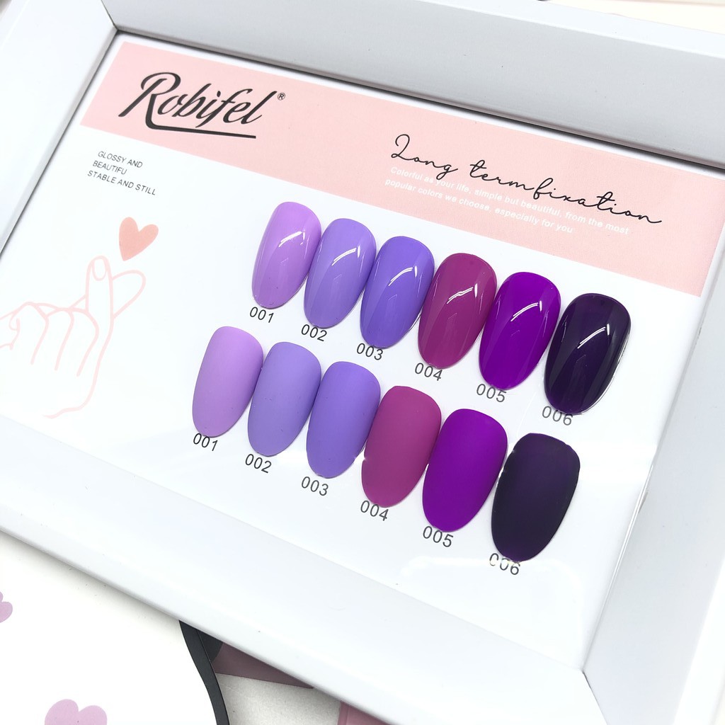 ROBIFEL SERIES BAYBERRY COLORS NAIL POLISH GEL 15ml Made In Korea