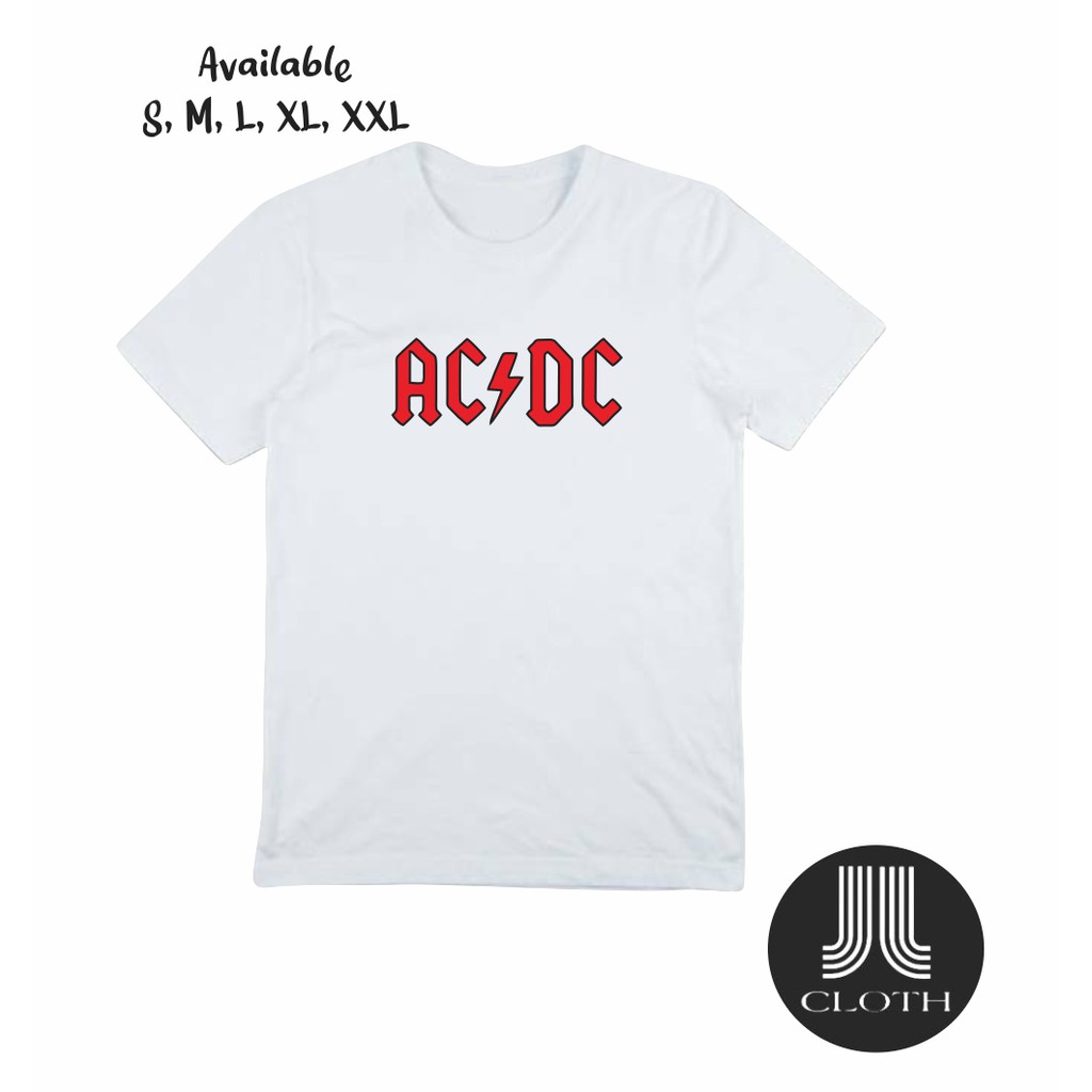 T SHIRT BAJU KAOS DISTRO ACDC/ KAOS ACDC COTTON COMBED 30S