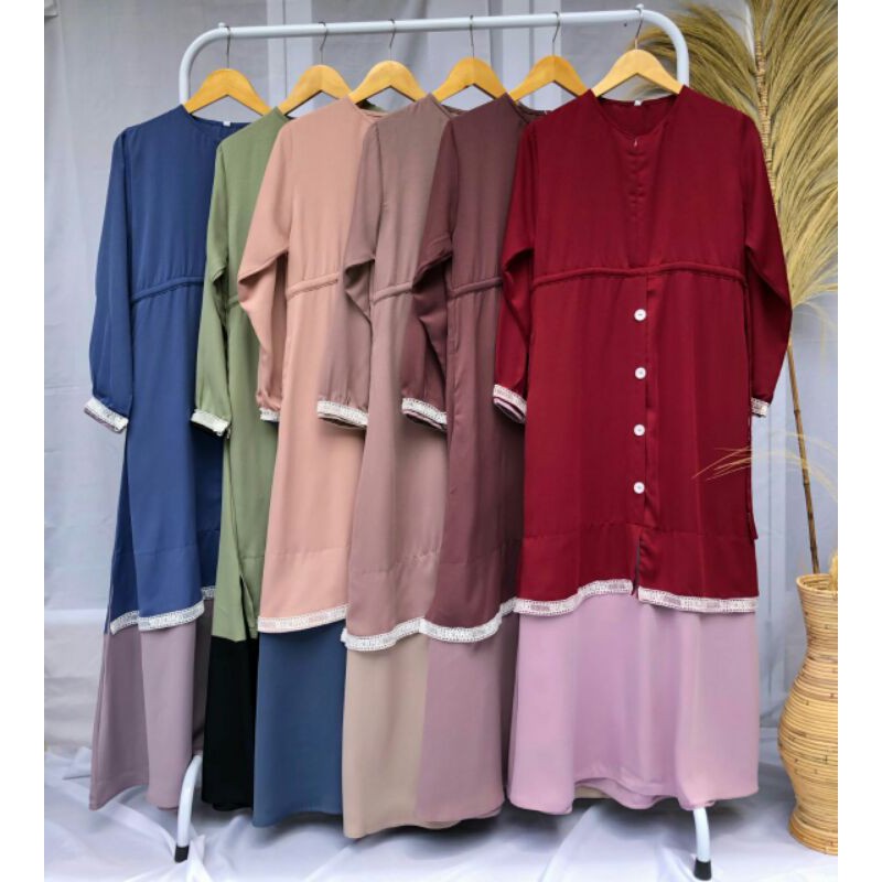 Shanire dress shieraki/dress shieraki kekinian