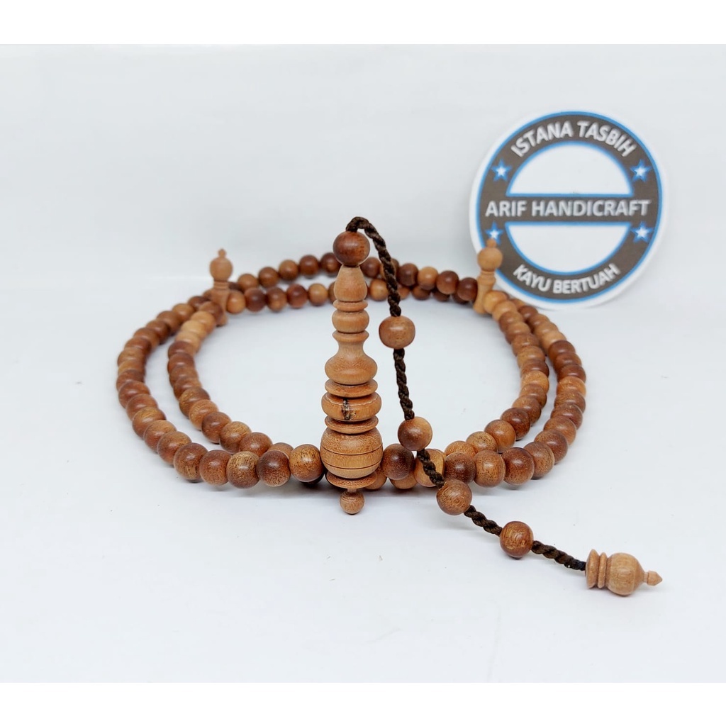 tasbih kayu bidara arab asli natural