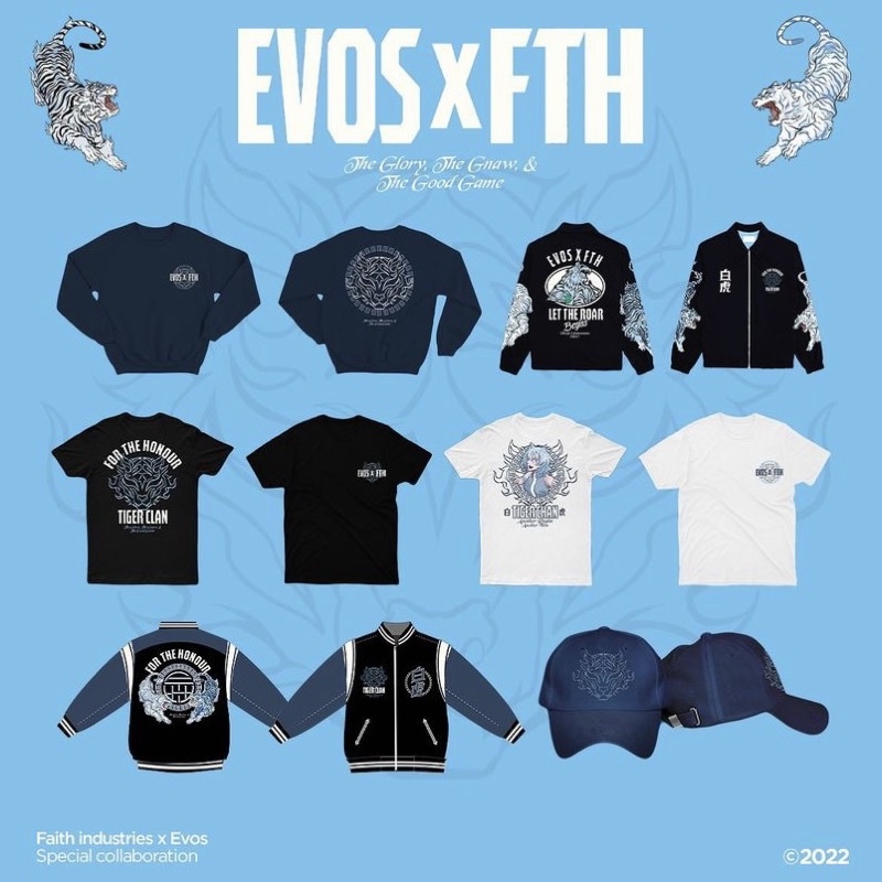 Faith x Evos Esport Varsity / Work Jacket - Tiger Clan [ORIGINAL]