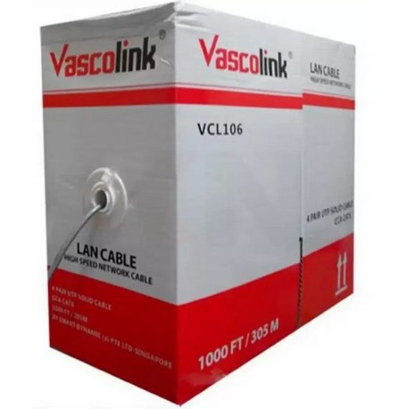 Vascolink Cable UTP Cat-5e / UTP Kabel Lan Cat-5e CCA-CAT5e