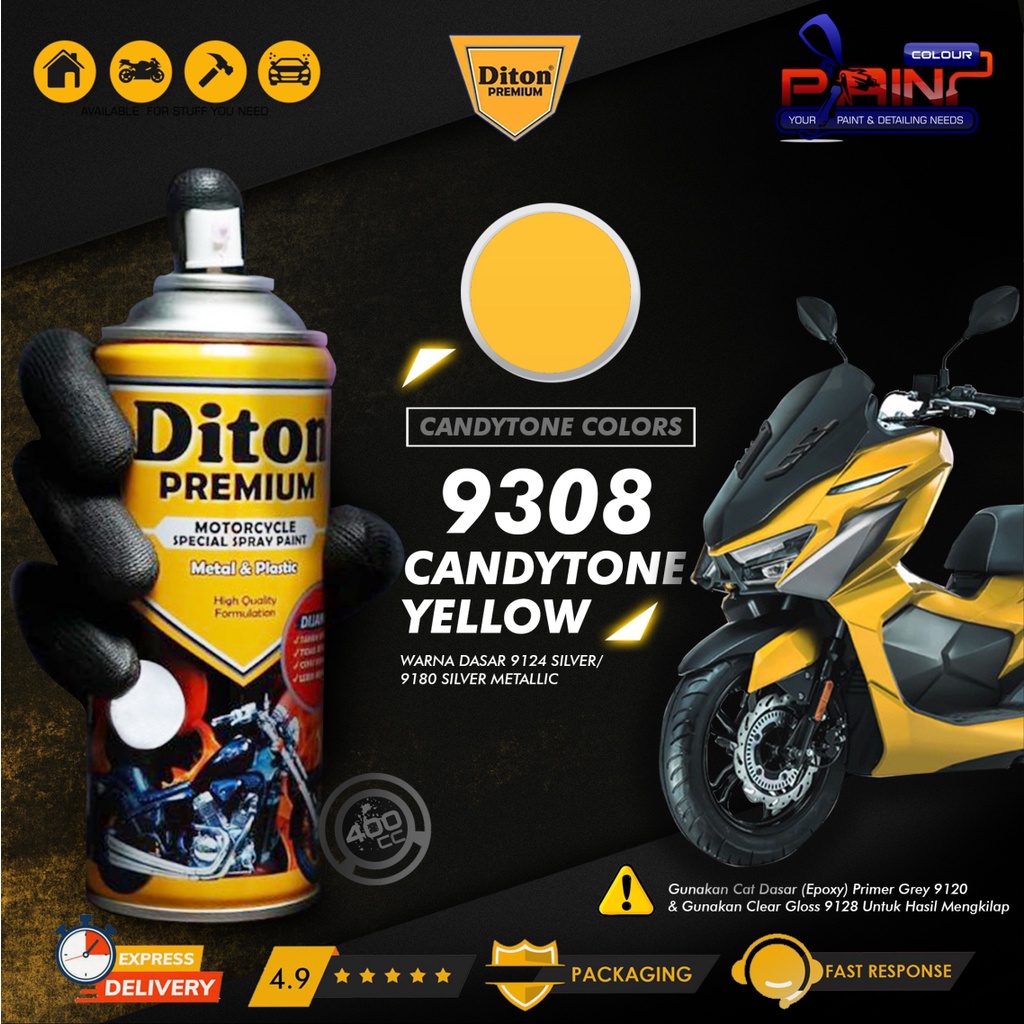 Diton PREMIUM 9308 Candytone Yellow Cat Semprot