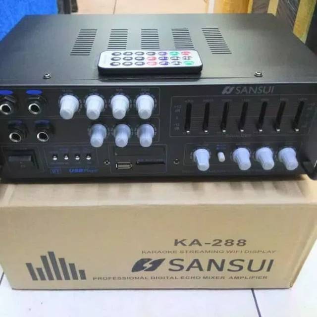 Amplifier Karaoke Sansui Ka 288 USB SD BLUETOOTH