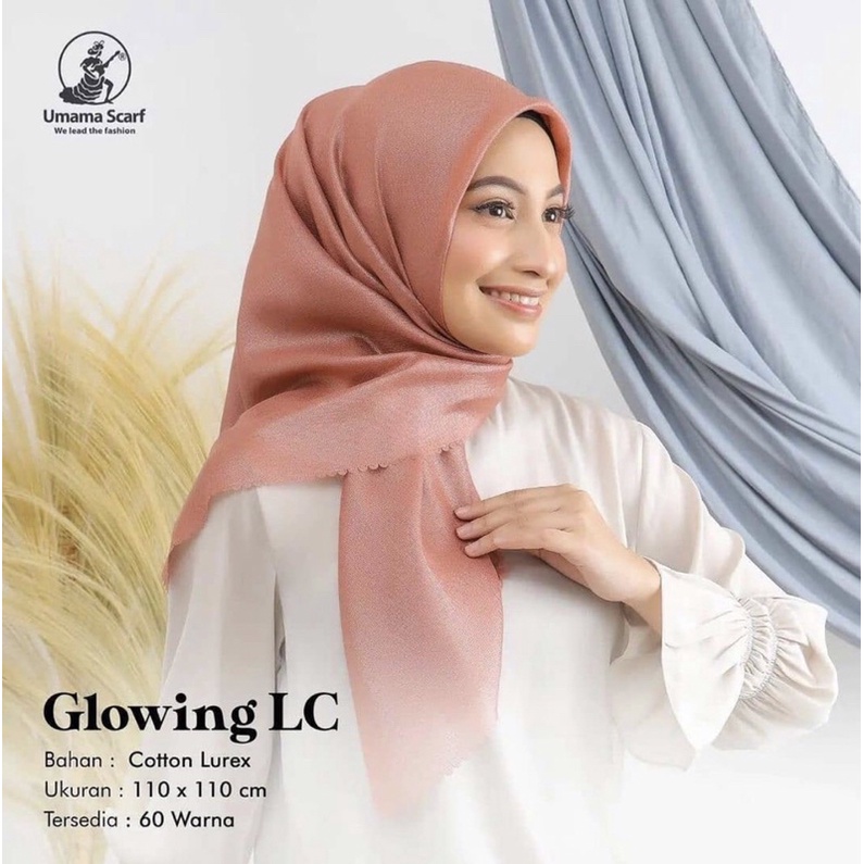 Hijab Umama Glowing | Hijab Segi Empat Umama Kilau
