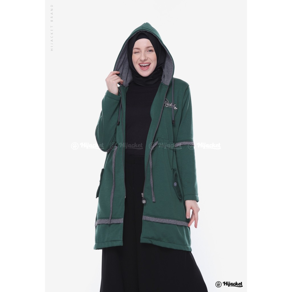 HIJACKET AURELIA FASHION MUSLIM HIJAB  MUSIM DINGIN - JAKET HIJAB PREMIUM BAHAN TEBAL CASUAL LOOK-Alpine