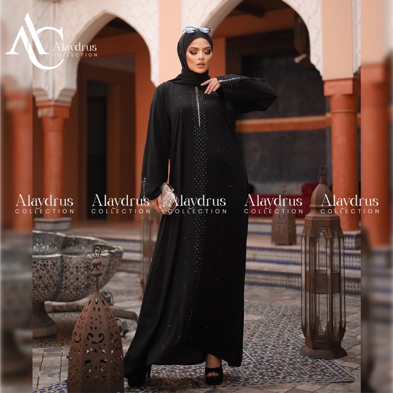 New Abaya Dress Maxi Arab Saudi Bordir Zephy Turki Umroh Dubai Turkey By AlaydrusCollection 412