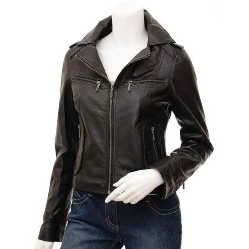 Jaket kulit asli garut/ jaket kulit Domba garut/ jaket kulit wanita original 100%