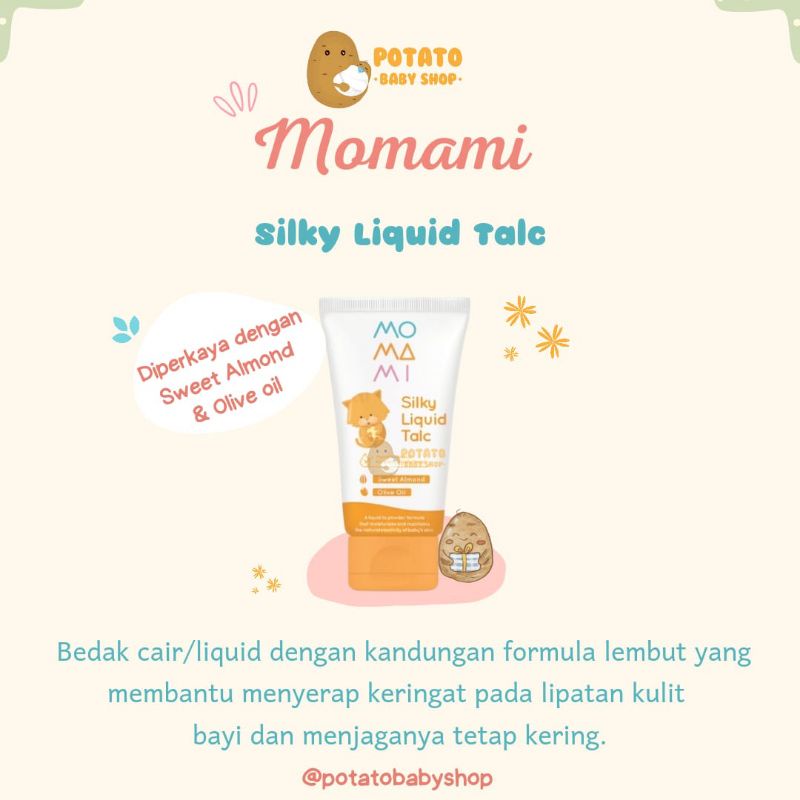 Momami Silky Liquid Talc - Bedak Cair Bayi