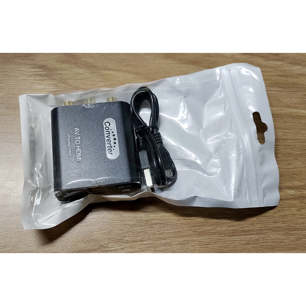 Converter AV ke HDMI 1080P - HDV-M810 - Black