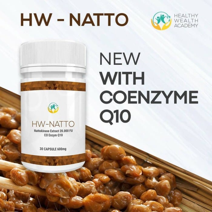 HW NATTO SUPLEMEN KESEHATAN PENGHILANG PLAK PADA ALIRAN DARAH 10 CAPSULE (ECER)