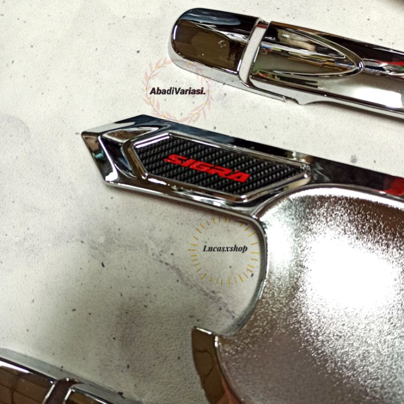 Paket Outer Handle Mobil Sigra Tulisa Sigra Merah Crum