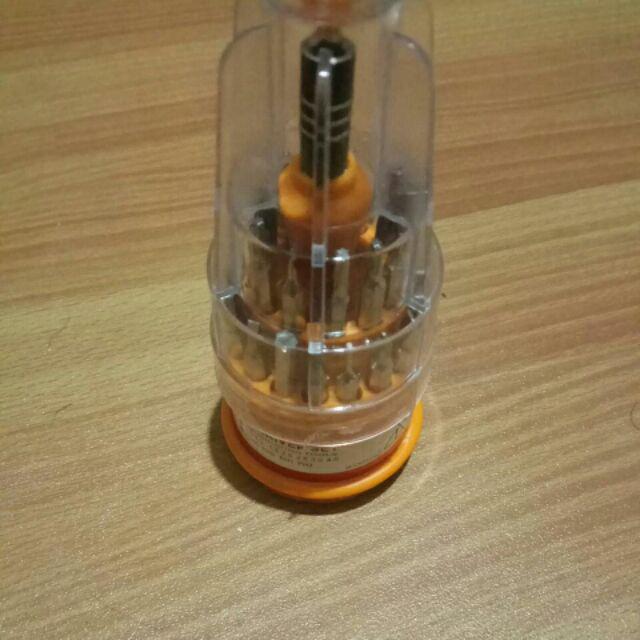 31 In 1 Obeng Service Set Mini Toolkit Dengan Magnet 1 Set Isi 31