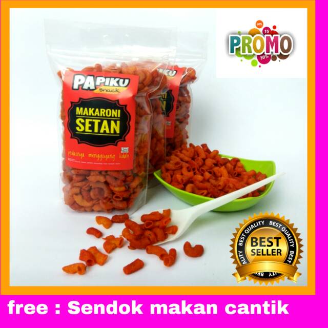 

100gr MAKRONI PEDAS KRIUK SETAN / Makroni Pedas /Makaroni Pedas Dower 100 GRAM