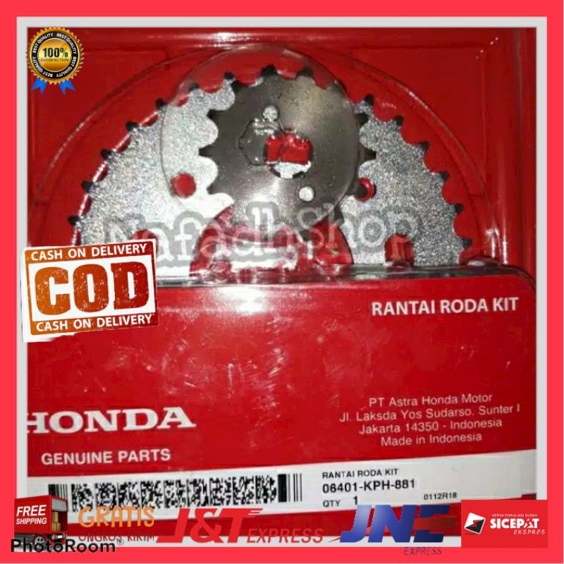 Gear Set Karisma/Supra X 125/Supra Fit New Original AHM