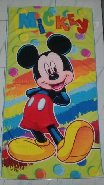 Handuk Karakter handuk jumbo handuk anak souvenir hadiah spiderman car hellokitty mickeymouse batman-3