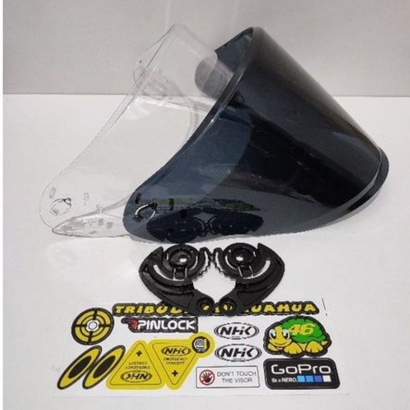 Kaca visor venom NHK R6 R 6 / nhk s1 gp pro Flat iridium gold iridium blue iridium silver