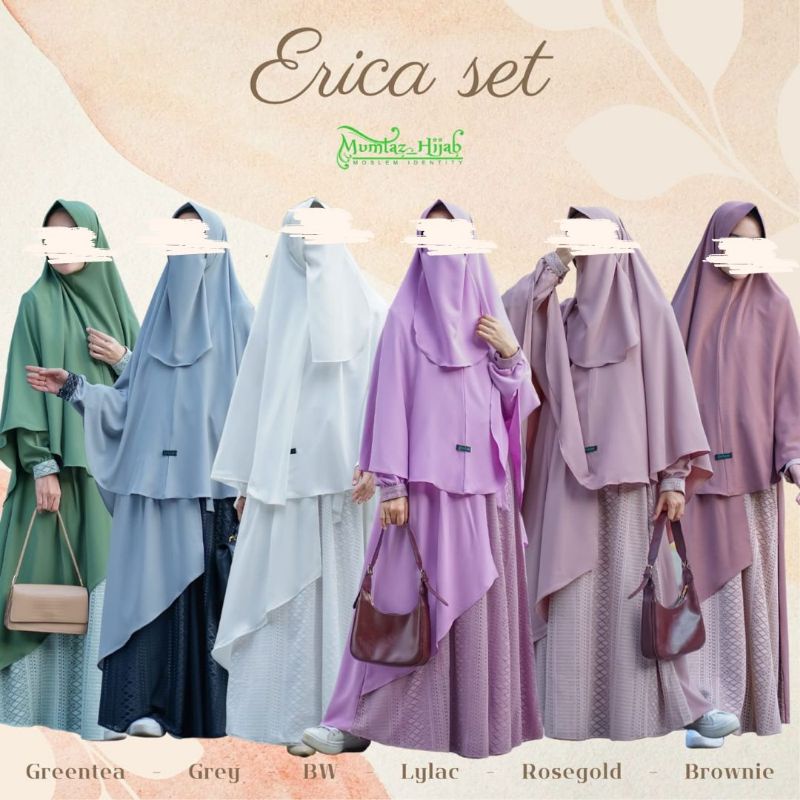 ERICA SET BRUKAT BY MUMTAZ HIJAB (WAJIB TANYA STOK)