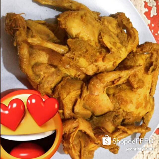 

Puyuh ungkep isi 4 ekor = 55 ribu