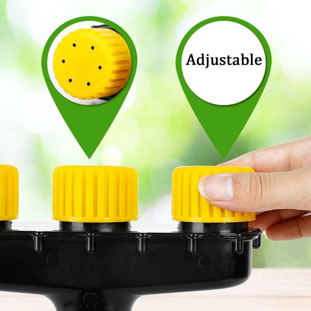 Chookyy Multi-Head Sprinkler Perlengkapan Berkebun Atomizer Nozzle Pertanian Irigasi Penyiraman Spray