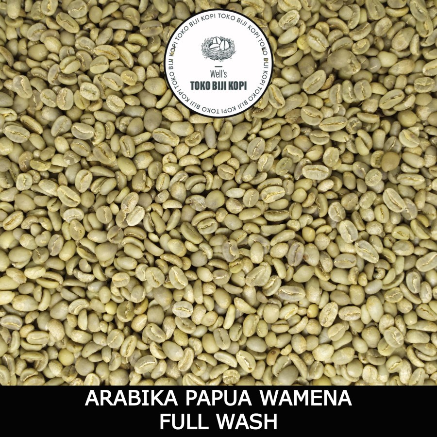 

GREEN BEAN BIJI KOPI ARABIKA PAPUA WAMENA FULL WASH GRADE 1 - 1 KG