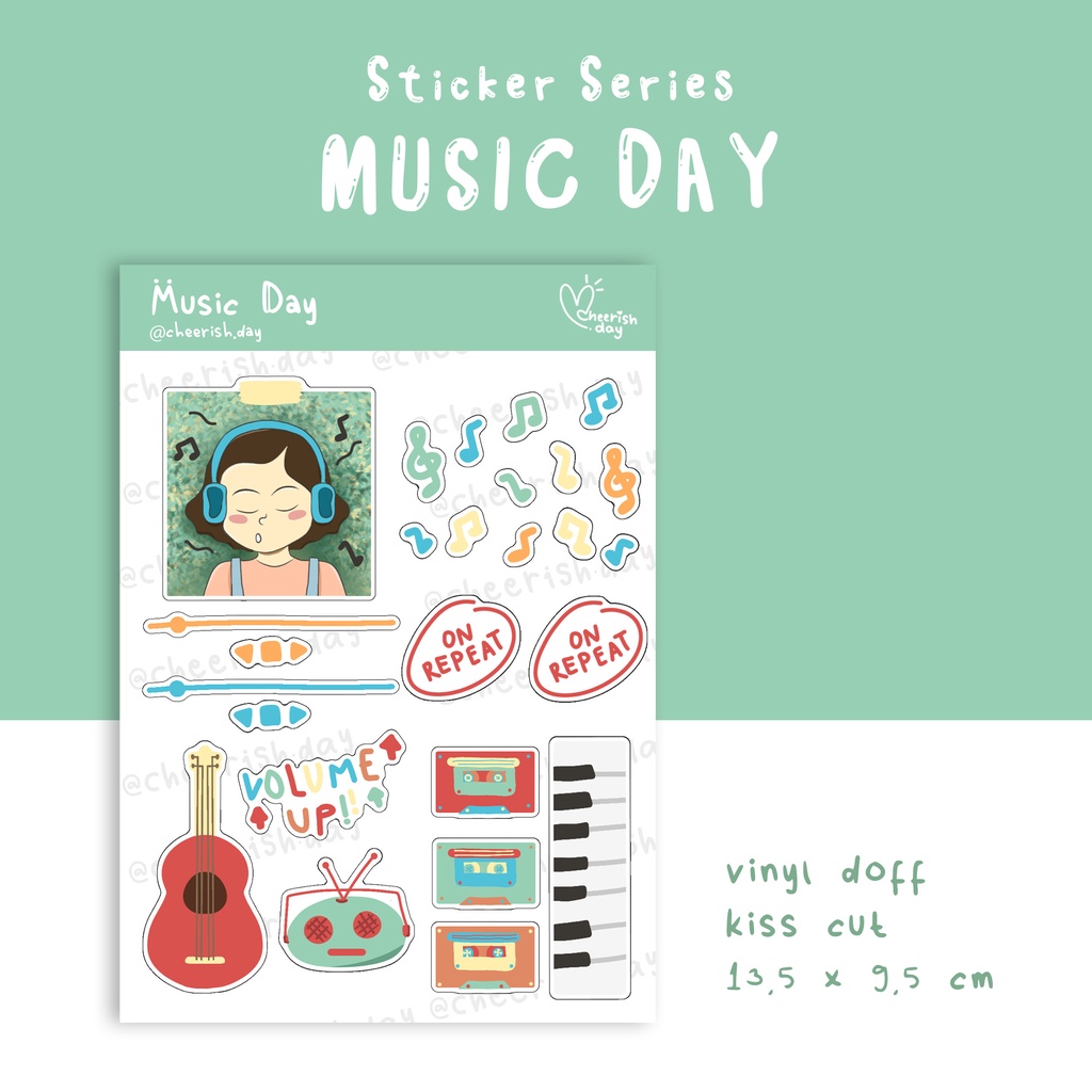 

MUSIC DAY sticker series