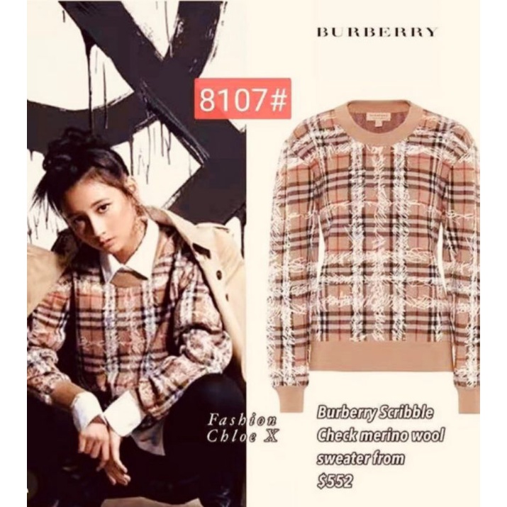 SWEATER RAJUT BURBERRY IMPORT HIGHT QUALITY