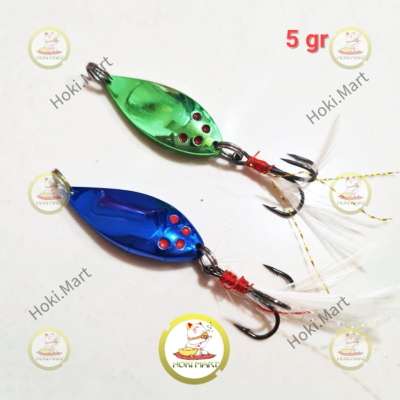 lure spoon 5 gr / lure stainless / umpan spoon