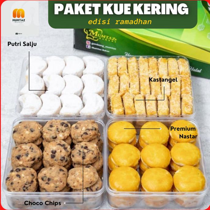 

Paket Kue Kering Spesial Lebaran /Parsel Isi 4 Parcel Halal