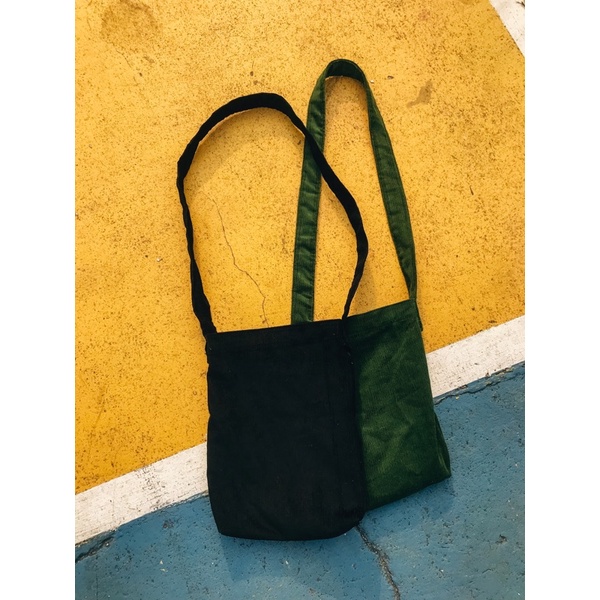 Corduroy//Canvas Mini Slingbag (Bisa Custom)