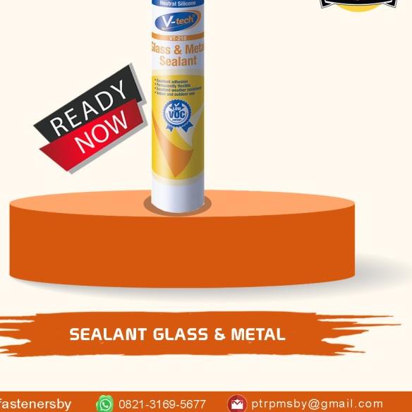 

☻ SILIKON SEALANT / LEM SILIKON /GLASS & METAL (NETRAL) - 270ml, VTECH - BLACK ۩