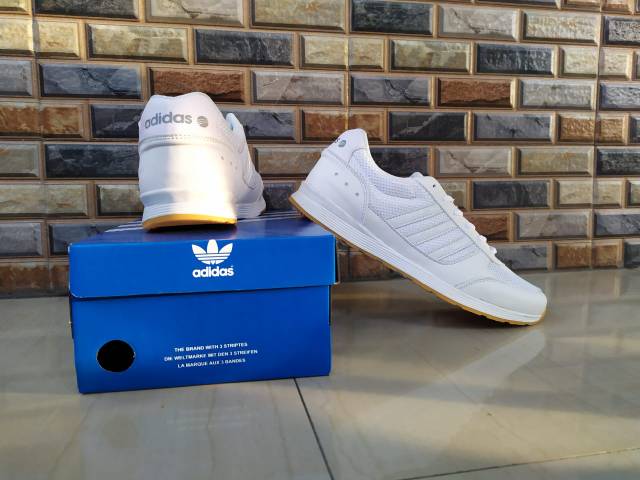 SEPATU ADIDAS RACER FULL PUTIH SEPATU PUTIH SEPATU PRIA SEPATU SNEAKERS-2