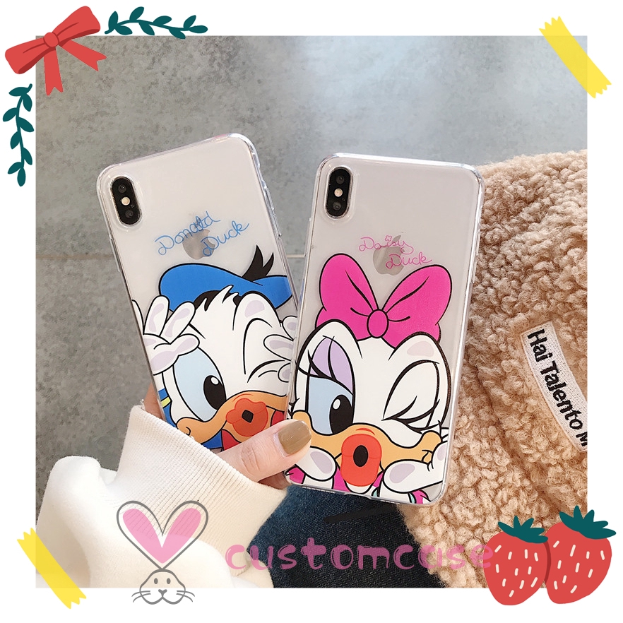 Soft Case Bahan Silikon Motif Kartun Donald Duck Untuk