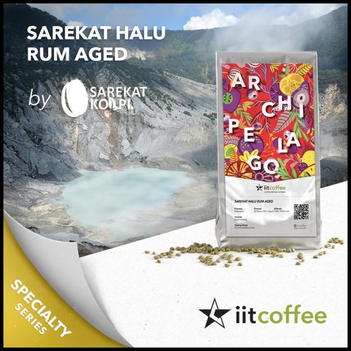 

Arabica Green Beans - Halu Rum Aged By Sarekat Kopi - 1Kg
