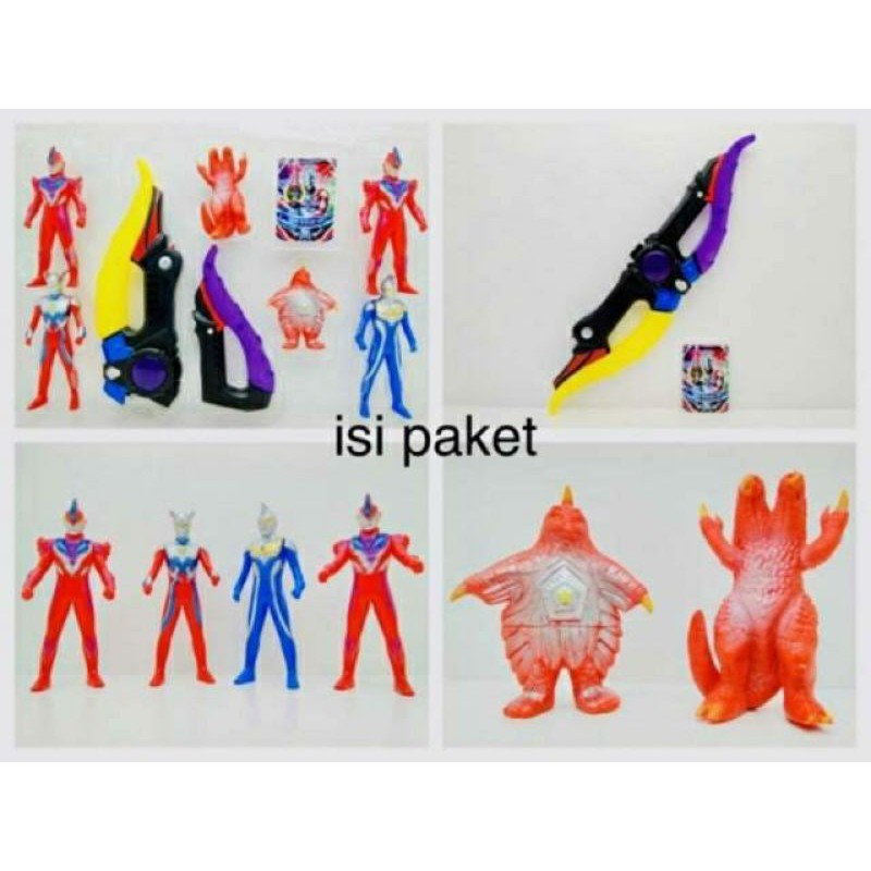 [FUNNY]Mainan Anak Ultraman Set Pedang Laser Hologram Berlampu dan musik