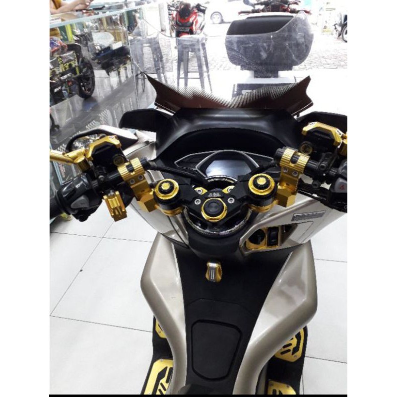 STANG JEPIT PCX &amp; NMAX ADV XMAX ASLI BLACK DIAMOND PEMASANGAN PNP