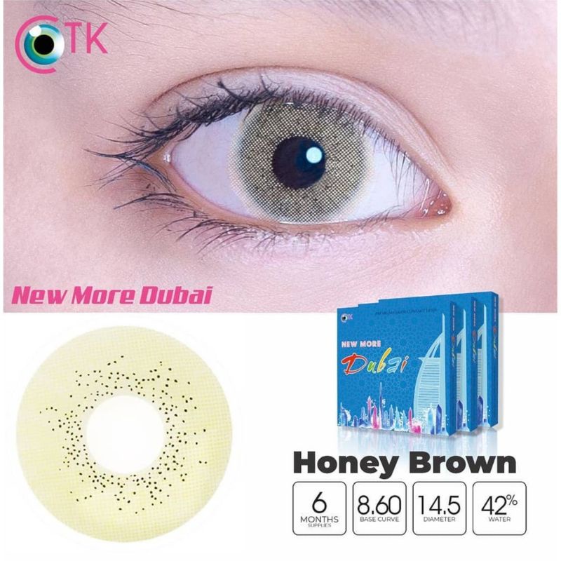 softlens warna cokelat New More Dubai