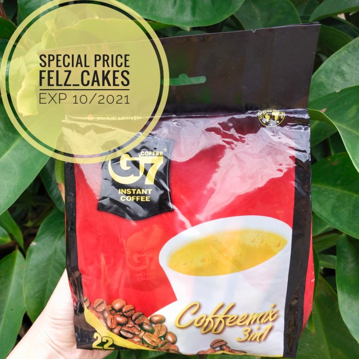 

TERBARU kopi vietnam g7 coffee trung nguyen 22 sachet