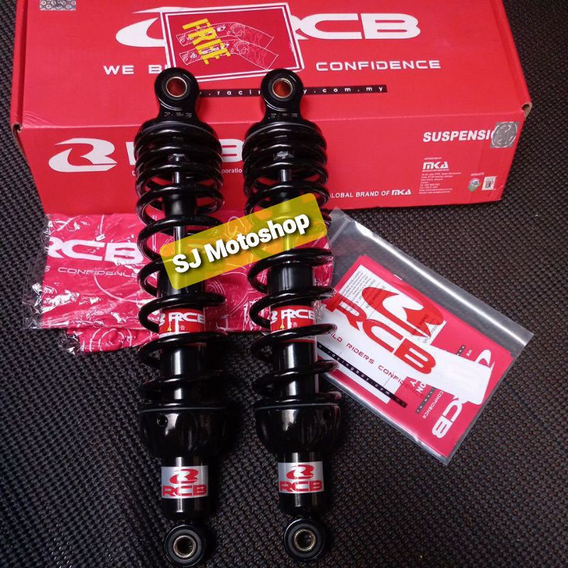 Shock Belakang RCB A2 Series Black 320 MM RCB