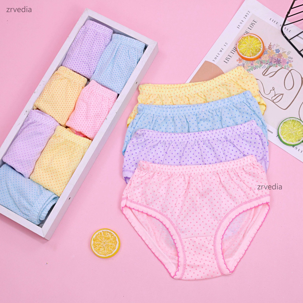 (ISI 3 PC) Celana Dalam uk 3-4 Tahun Anak Perempuan / Pakaian Dalam CD Balita Underwear Kids Cewek