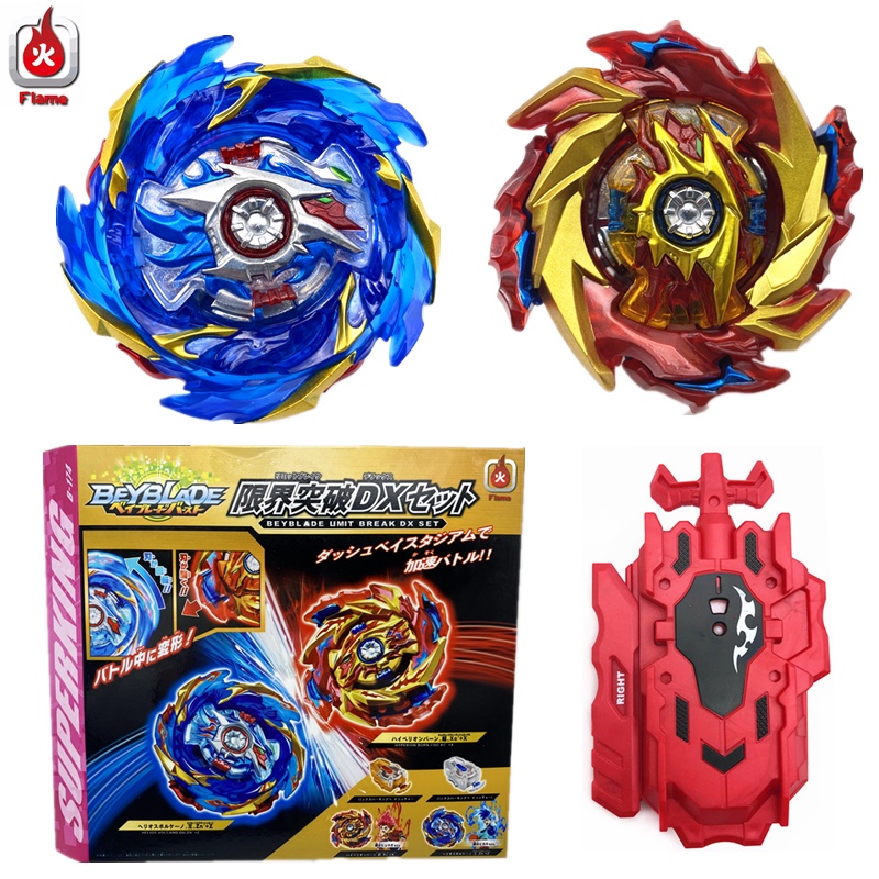 Superking Beyblade Burst B-174 LIMIT BREAK DX w/ Ruler Launcher Wired Sparking