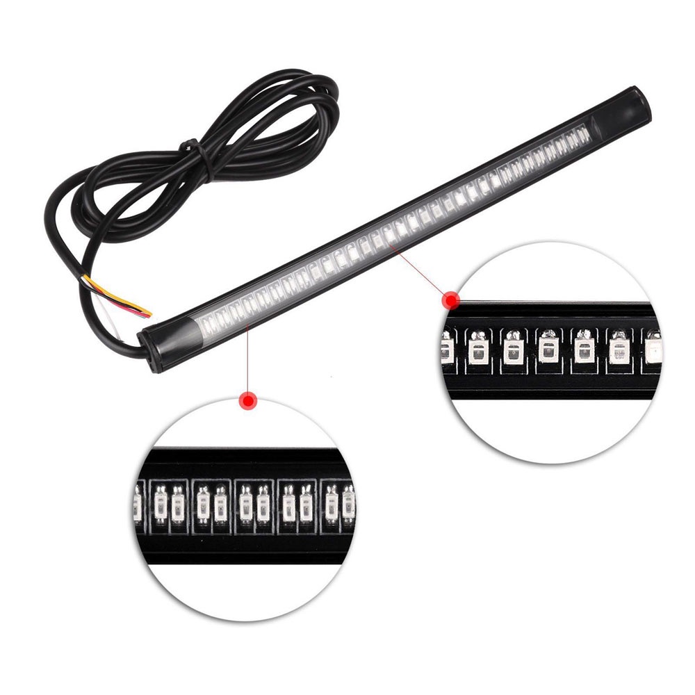 Lampu LED Strip Indikator Rem dan Sein Sepeda Motor