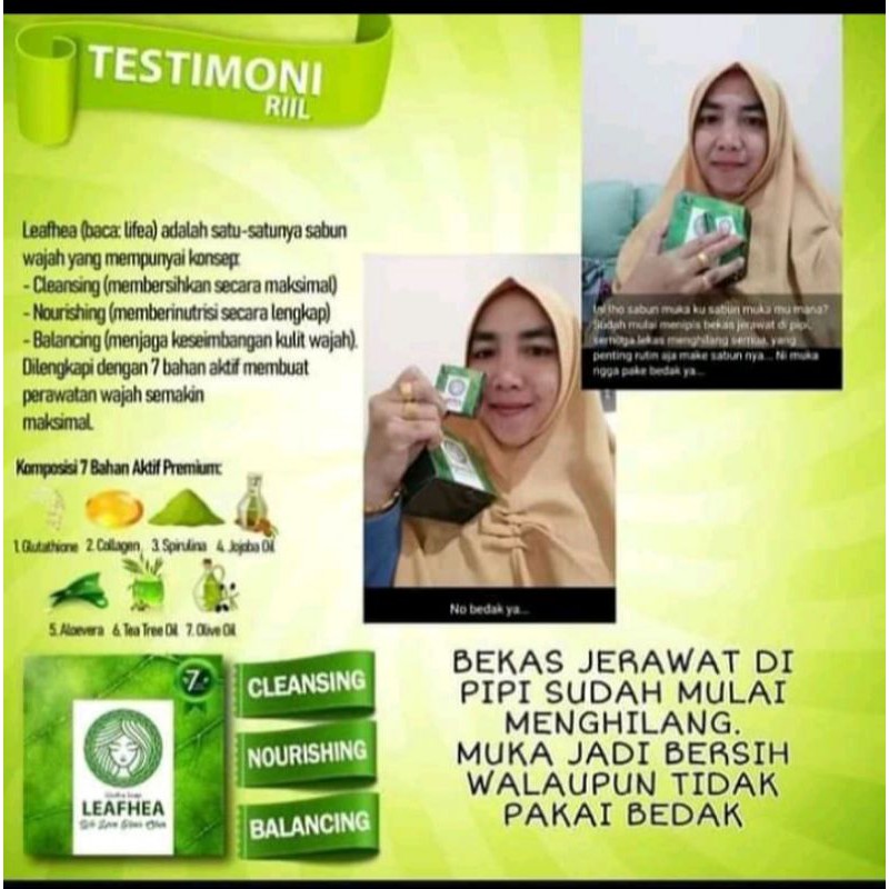 leafhea gluta soap