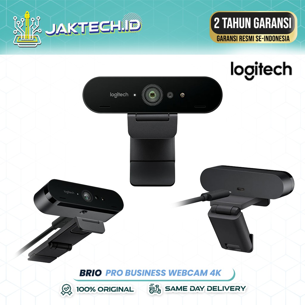 Logitech Brio Webcam 4K Ultra HD Business GARANSI RESMI